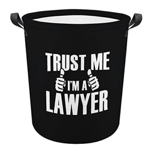 trust me, i'm a lawyer oxford cloth laundry basket with handles storage basket for toy organizer kids room nursery hamper bathroom
