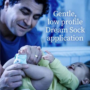 Owlet Dream Sock - Smart Baby Monitor - Foot Sensor to Track Heartbeat and Oxygen O2 Levels in Infants and Babies - Notifications for Night Wakings, Movement and Sleep State - Mint