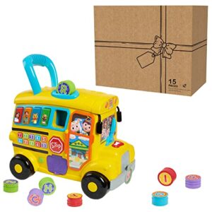 cocomelon ultimate adventure learning bus, preschool learning and education, officially licensed kids toys for ages 2 up, gifts and presents by just play