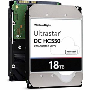 wd ultrastar dc hc550 18tb 7200rpm 3.5" sata hard drive wuh721818ale6l4 (renewed)