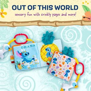 KIDS PREFERRED Disney Baby Lilo & Stitch Soft Book: Stitch ON-The-GO Soft Book, Blue