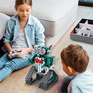 IQKidz Robot Building Toys for Kids - 3 in 1 APP/Remote Control STEM Educational Science Projects, Collectible Robot Family Set, Gift Ideas, for Boys, Girls Age 8 9 10 11 12 + Year Old (440 Pcs)