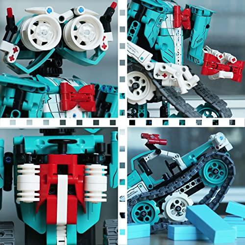 IQKidz Robot Building Toys for Kids - 3 in 1 APP/Remote Control STEM Educational Science Projects, Collectible Robot Family Set, Gift Ideas, for Boys, Girls Age 8 9 10 11 12 + Year Old (440 Pcs)