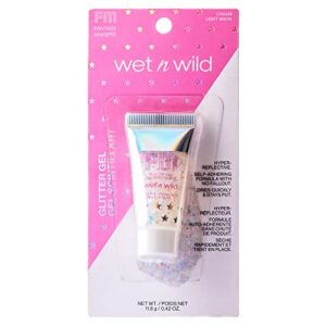 Body Glitter Wet n Wild Fantasy Makers Glitter Gel for Face and Body, White Light Show