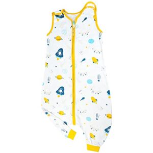 moomoo baby sleep sack with feet summer toddler wearable blanket with 2-way zipper sleeveless baby cotton sleeping sack with legs 6-18 months