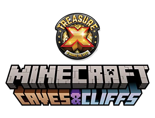 Treasure X Minecraft Caves & Cliffs Ender Dragon. Mine & Craft Character . Mine, Discover & Craft with 20 Levels of Adventure, Will You find The Real Gold Dipped Treasure?