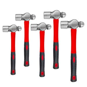 c&t 5-piece ball peen hammer set, 8, 12, 16, 24, 32oz