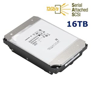 MG08SCA16TE 16TB Toshiba SAS 12 Gb/s 512MB 3.5 Inch 7200 RPM Enterprise HDD for Dell HP Lenovo Supermicro Server Hard Drive