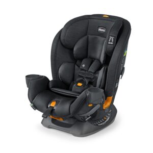 chicco onefit cleartex all-in-one, rear-facing seat for infants 5-40 lbs, forward-facing car seat 25-65 lbs, booster 40-100 lbs, convertible| obsidian/black