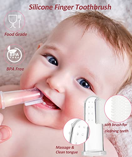 Baby Healthcare and Grooming Kit, Electric Safety Nail Trimmer Baby Nursery Kit, Newborn Care Kits with Hair Brush Comb for Newborn Infant Toddlers Baby Boys Girls Kids, Baby Shower Gifts