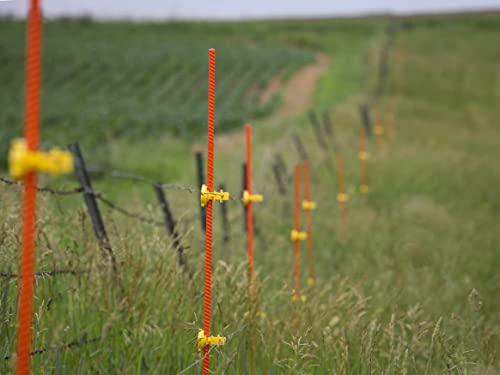 Five-Pack EZ Step-in Posts | Midnight Black or Safety Orange | EZ Step Products (Safety Orange)