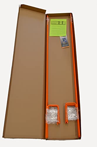 Five-Pack EZ Step-in Posts | Midnight Black or Safety Orange | EZ Step Products (Safety Orange)