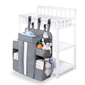 Maliton Diaper Caddy Organizer for Baby Boy and XL Hanging Diaper Caddy Organizer for Changing Table