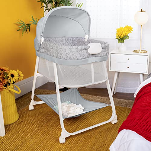 Bright Starts Disney Baby Winnie The Pooh - Slumber Party Soothing Bassinet with Vibrations, Ages 0-5 Months