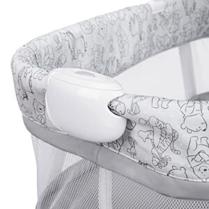 Bright Starts Disney Baby Winnie The Pooh - Slumber Party Soothing Bassinet with Vibrations, Ages 0-5 Months