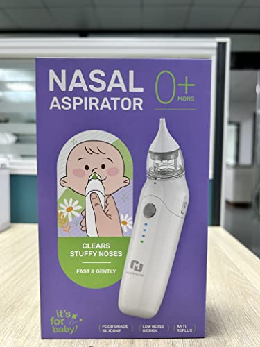 Electric Nasal Aspirator for Baby, 3 Different Nose Suction Nozzles, 3 Modes Nose Sucker for Baby, Deeply Nose Cleaner The Booger/Mucus/Snot, Babies Toddlers Newborn Essentials