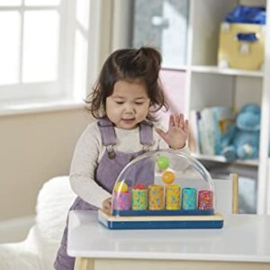 Playskool Little Wonders Pop-A-Tune - Toy - Colorful Tubes & Keys Teach Cause & Effect - Silly Sounds and Classic Piano - for 12 Months+
