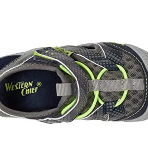 Western Chief Boy's Beachcomber Sandal (Toddler/Little Kid) Navy 10 Toddler M