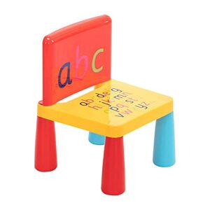 NC 8. Small Plastic Mushroom Leg Table and Chair Set One Table One Chair [40 X 35 X 30]