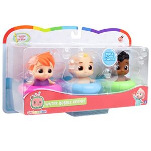 CoComelon Water Toys for Pool & Bath, 3 Piece Set - JJ, Cody and YoYo Floating Bobble Figures for Swimming - Summer Gift for Toddlers & Kids - Ages 18+ Months