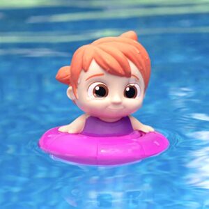 CoComelon Water Toys for Pool & Bath, 3 Piece Set - JJ, Cody and YoYo Floating Bobble Figures for Swimming - Summer Gift for Toddlers & Kids - Ages 18+ Months