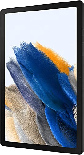 SAMSUNG Galaxy Tab A8 Android Tablet, 10.5” LCD Screen, 64GB Storage, Long-Lasting Battery, Kids Content, Smart Switch, Expandable Memory, Gray, SM-X200NZAZXAR (Renewed)