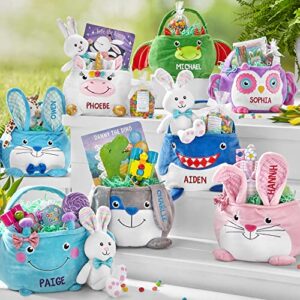 Let’s Make Memories Personalized Furry Critter Easter Basket for Kids - Shark