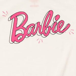 Barbie Little Girls Graphic T-Shirt and Shorts Outfit Set Pink/White 5