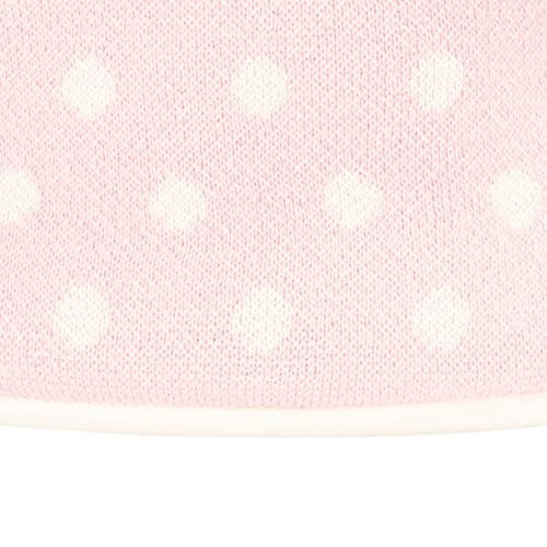 Safavieh Baby Collection Dottie Pink Cotton Nursery Storage Basket with Handles (Fully Assembled)