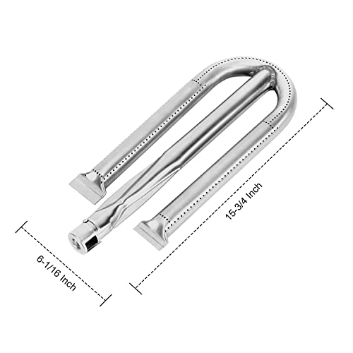 BBQ-PLUS Stainl Steel Grill Burner Tube Replacement Parts for Calise OK2000, OK2000E, OK3000,Lucullan MR3000, MR4000,Outdoor Kitchen Concepts OK2000, OK2000E Grill,1 Pack