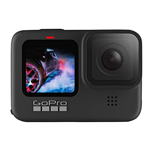 GoPro HERO9 5K Waterproof Action Camera (Black) Bundle with 50-in-1 Action Camera Accessory Kit (2 Items)