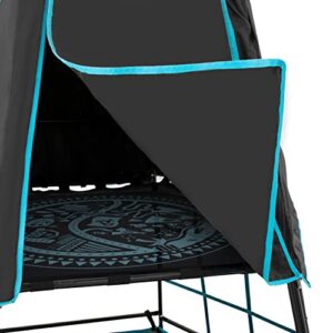 TP Toys UFO Explorer Jungle Gym | Outdoor Play Structure for Kids Combines Kids Climber with Play Pit and Upper Level Fort | Active Backyard Fun for Kids Ages 3-8.