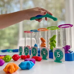 Learning Resources Silly Science Fine Motor Sorting Set, STEM Toys for Kids, Educational Toy, Preschool Fine Motor Skills, PreK Manipulatives, 55 Pieces, Age 3+ Gifts for Boys and Girls