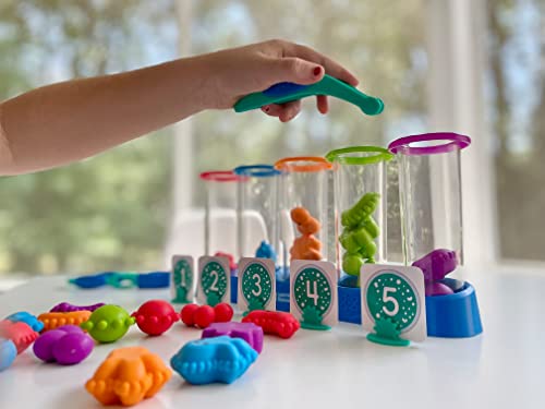 Learning Resources Silly Science Fine Motor Sorting Set, STEM Toys for Kids, Educational Toy, Preschool Fine Motor Skills, PreK Manipulatives, 55 Pieces, Age 3+ Gifts for Boys and Girls