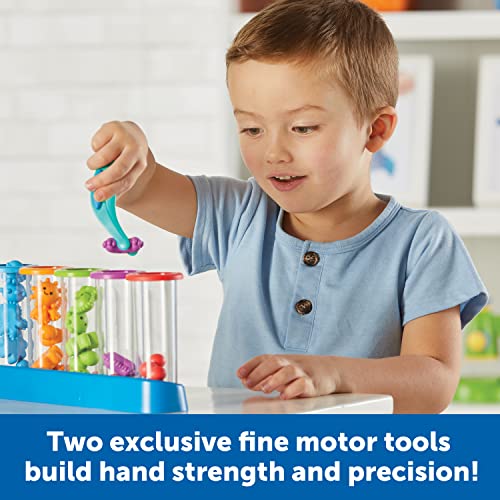 Learning Resources Silly Science Fine Motor Sorting Set, STEM Toys for Kids, Educational Toy, Preschool Fine Motor Skills, PreK Manipulatives, 55 Pieces, Age 3+ Gifts for Boys and Girls