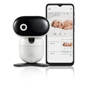 motorola baby monitor camera pip1010 - wifi motorized video camera with hd 1080p - connects to smart phone app - remote pan, tilt, zoom - two-way audio, room temp sensor, lullabies, night vision