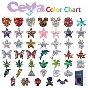 Ceya Holographic Cross Star 4mm Confetti Glitter, 2.7oz/ 77g Laser Silver Chunky Glitter Resin Sparkle Flakes Iridescent Nail Sequin for DIY Crafts, Slime, Nail Art, Festival Party Decor, Wedding Card