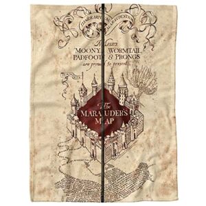 Harry Potter Soft Fleece Baby Blanket for Infant Toddler, All Season Cozy Crib Throw 30"x40" Folded Map