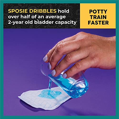 Sposie Dribbles - Potty Training Underwear Liners, Disposable Diapers for Toddler Potty Training, Incontinence Underwear Toddler Diapers, Bedwetting Underwear for Kids