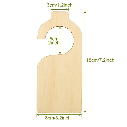 21 Pack Blank Clothing Rack Divider, Wooden Closet Size Divider, Baby Closet Dividers Hanging Closet Dividers for Home Nursery Baby Clothes