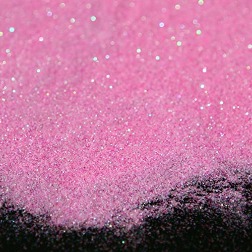 TORC Iridescent Pink Fine Glitter 4 oz Glitter Powder for Tumblers Resin Crafts Slime Cosmetic Nail Painting Festival Decoration