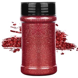 torc red fine glitter 4 oz glitter powder for tumblers resin crafts slime cosmetic nail painting festival decoration