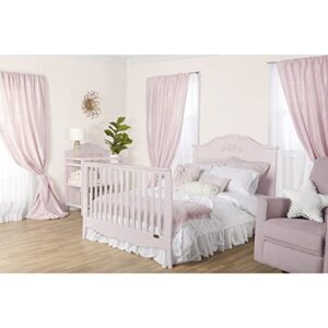 SweetPea Baby Jasmine 4-in-1 Convertible Crib,Blush Pink