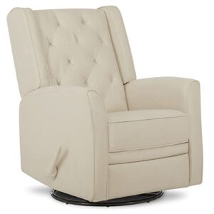 evolur linda glider/swivel reclining easy assembly chair, shell