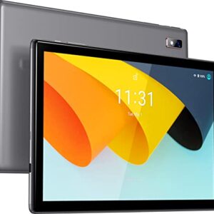 BYYBUO SmartPad A10_L Tablet 10.1 inch Android 11 Tablets, 32GB ROM Quad-Core Processor 5000mAh Battery, 1280x800 IPS HD Touchscreen 5MP+8MP Camera, Bluetooth,WiFi (Grey)