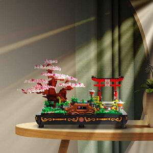 Cherry Blossom Bonsai Tree Building Sets,Japanese Style Sakura Tree Mini Building Blocks(1286 PCS),Enjoy Your Own Beautiful Display Show,Meaningful Bonsai Tree kit Present for Kids and Adults