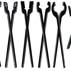 Rapid Tongs Bundle Set 6 Type of Tong Bundles Set DIY Rapid Tongs Comes with Rivet for Beginner Futher Smithing