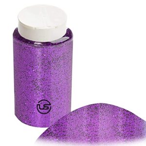 glitter – 1 lb purple glitter – glitter for resin, glitter for crafts, fine glitter for scrapbooking – ultimate bulk craft glitter for tumblers