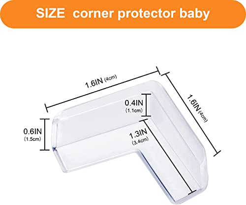 HOMREALM Baby Proofing 12 Pack Corner Guards Furniture Corner & Edge Safety Bumpers Corner Covers Protectors Baby Proof Bumper & Cushion to Cover Sharp Furniture & Table Edges (L Shape)