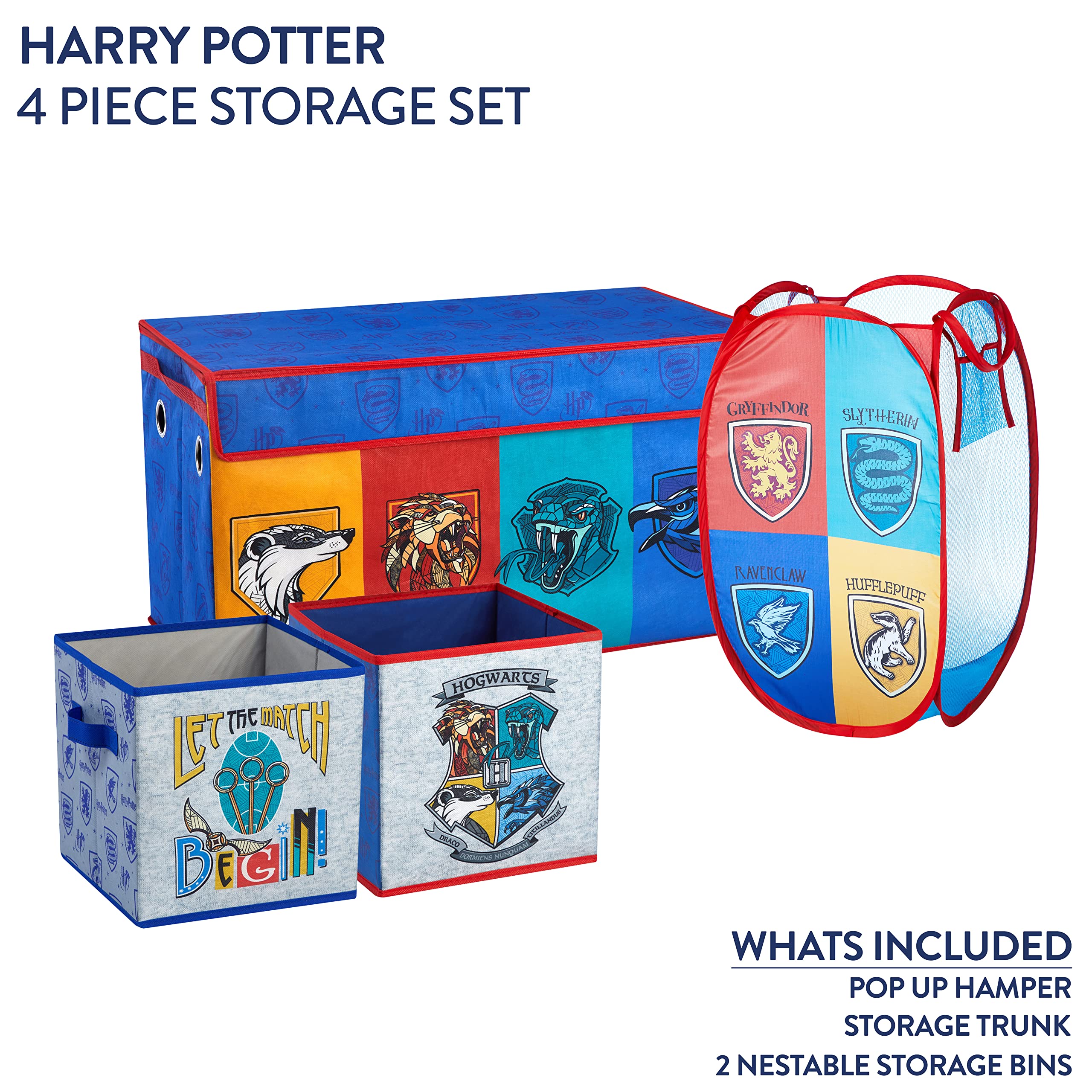 Idea Nuova Harry Potter 4 Piece Storage Set